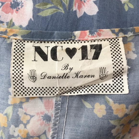 Vintage NC 17 by Danelle Karen floral dress - Picture 5 of 9